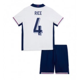 England Declan Rice #4 Heimtrikot EM 2024 Kurzarm (+ kurze hosen)